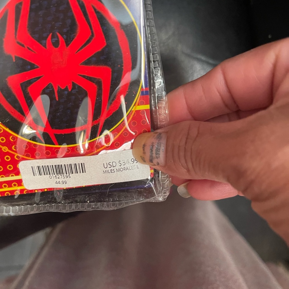 Spider-Man Miles Morales Kids Costume - Black and Red - Picture 3 of 6